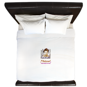 Thizzel makes me Funny King Duvet