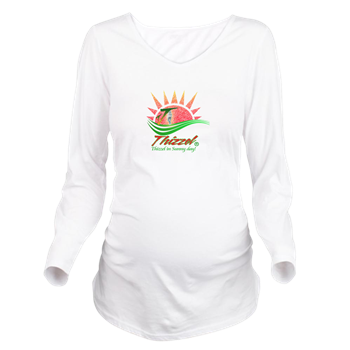 Summer Logo Long Sleeve Maternity T-Shirt