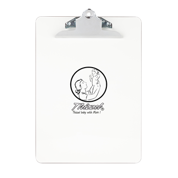 Mom Baby Logo Clipboard