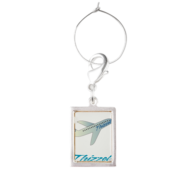 Travel Vector Logo Wine Charms