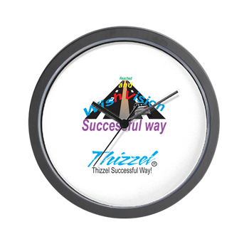 Thizzel Successful Logo Wall Clock