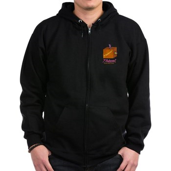 Funny Logo Zip Hoodie
