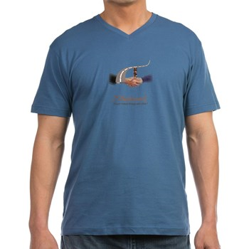 Bridge Logo Men's V-Neck T-Shirt