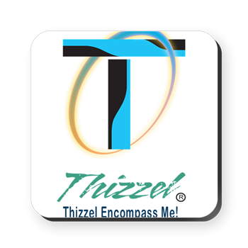 Thizzel Encompass Logo Cork Coaster