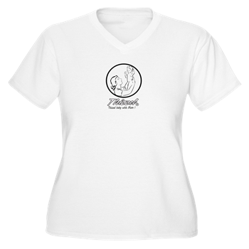 Mom Baby Logo Plus Size T-Shirt