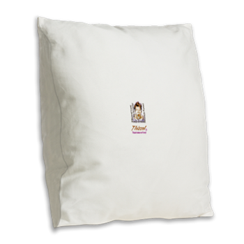 Thizzel makes me Funny Burlap Throw Pillow
