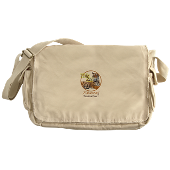 Power Logo Messenger Bag