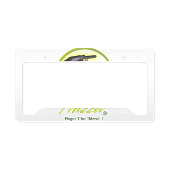 Finger T Logo License Plate Holder