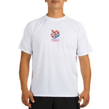 Artistic Leaves Logo Performance Dry T-Shirt