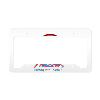 Runner Logo License Plate Holder