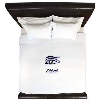 Thizzel Sight Logo King Duvet