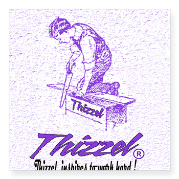 Thizzel Work Sticker