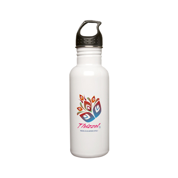 Artistic Leaves Logo Stainless Steel Water Bottle