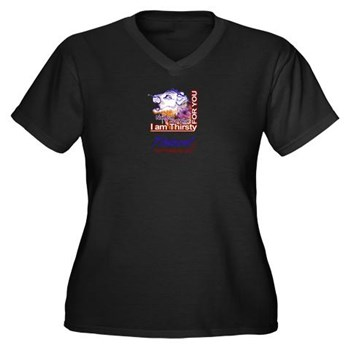 Am Thirsty Logo Plus Size T-Shirt