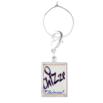 Text Effect Logo Wine Charms