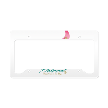 Progressing Vector Logo License Plate Holder