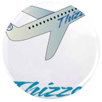 Travel Vector Logo 3.5" Button