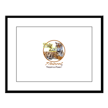 Power Logo Large Framed Print