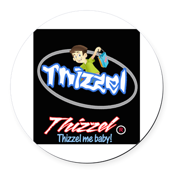 Thizzel Boy Round Car Magnet