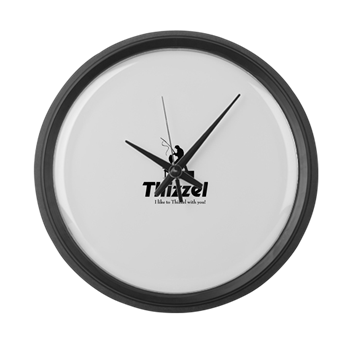 Thizzel Fishing Large Wall Clock