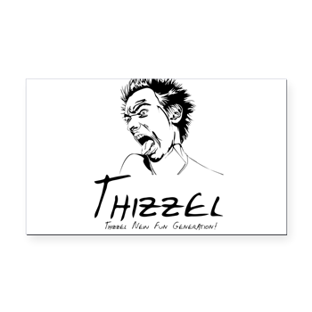 Thizzel Madness Rectangle Car Magnet