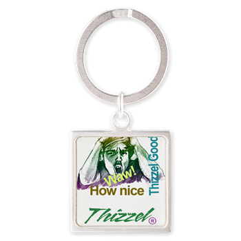 Thizzel Nice Goods Logo Keychains