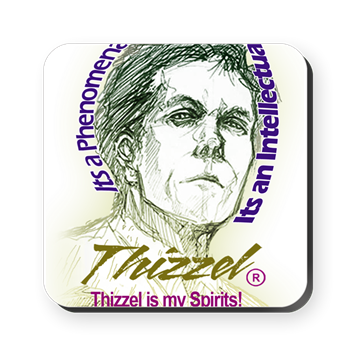 Thizzel is my Spirits Cork Coaster