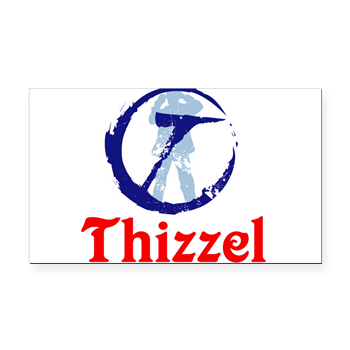 THIZZEL Trademark Rectangle Car Magnet