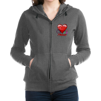 Valentine Logo Zip Hoodie