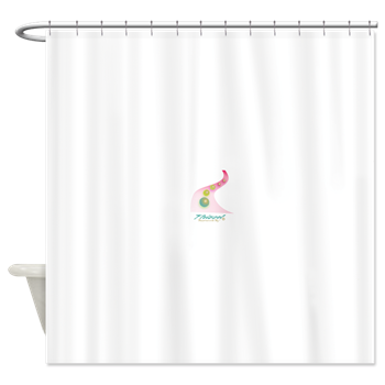 Progressing Vector Logo Shower Curtain