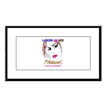 Look at Me Thizzel Small Framed Print