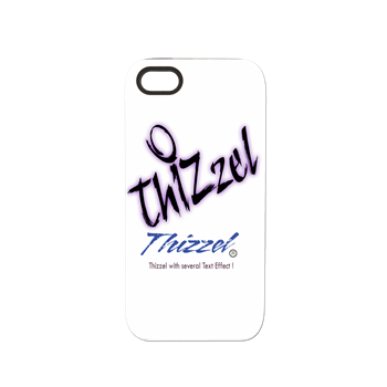 Text Effect Logo iPhone 5/5S Tough Case