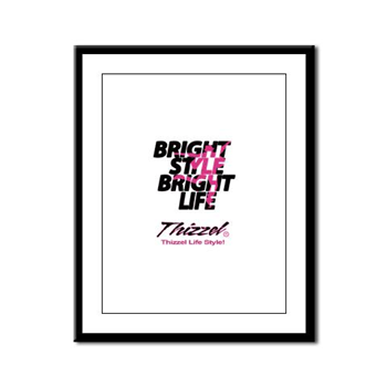 Thizzel Life Style Framed Panel Print
