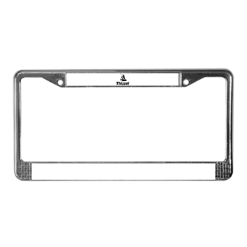 Thizzel Fishing License Plate Frame