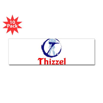 THIZZEL Trademark Bumper Bumper Sticker