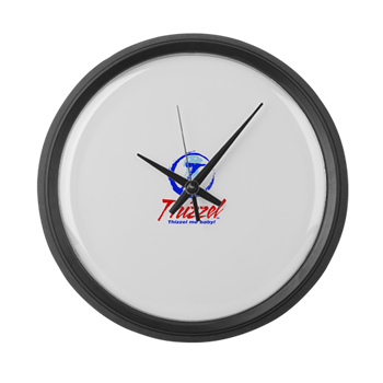 Thizzel Large Wall Clock