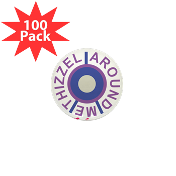 Around Me Vector Logo Mini Button (100 pack)