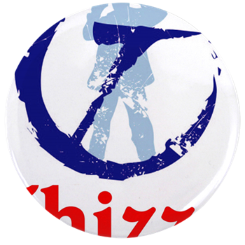 THIZZEL Trademark 3.5" Button