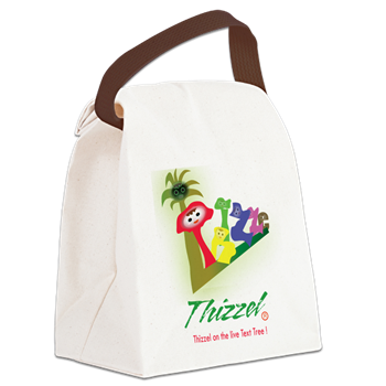 Live Tex Tree Vector Logo Canvas Lunch Bag