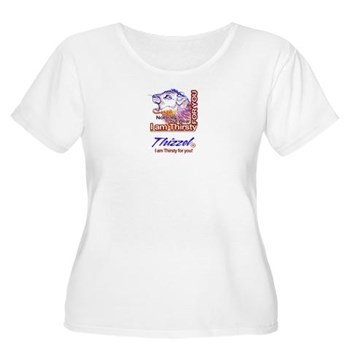 Am Thirsty Logo Plus Size T-Shirt