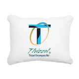 Thizzel Encompass Logo Rectangular Canvas Pillow