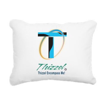Thizzel Encompass Logo Rectangular Canvas Pillow