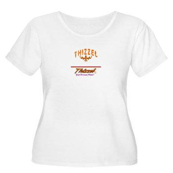 Text Graph Logo Plus Size T-Shirt