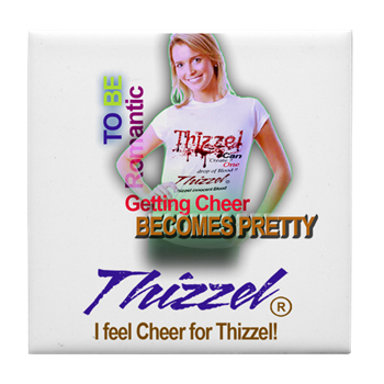I feel Cheer for Thizzel Tile Coaster