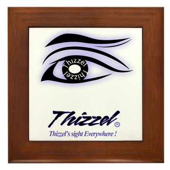 Thizzel Sight Logo Framed Tile