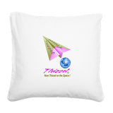 Space Logo Square Canvas Pillow