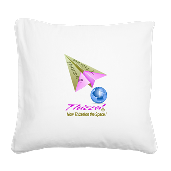 Space Logo Square Canvas Pillow