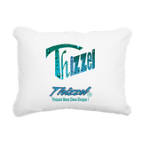 Dew Drops Logo Rectangular Canvas Pillow