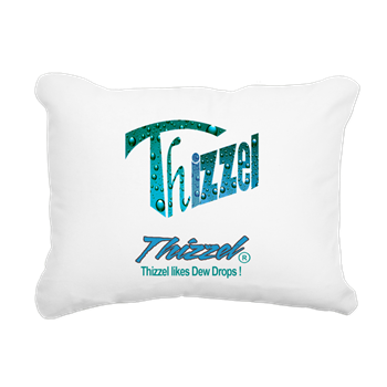 Dew Drops Logo Rectangular Canvas Pillow