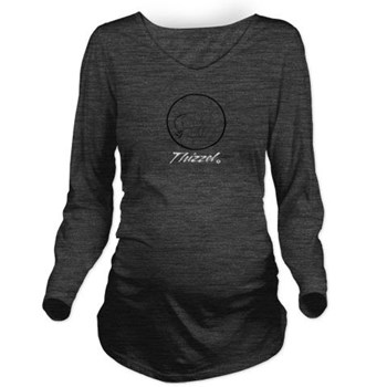 Mom Baby Logo Long Sleeve Maternity T-Shirt